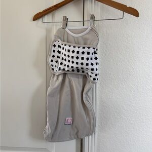 Gray and White Nanit 3-6m Baby Swaddle
